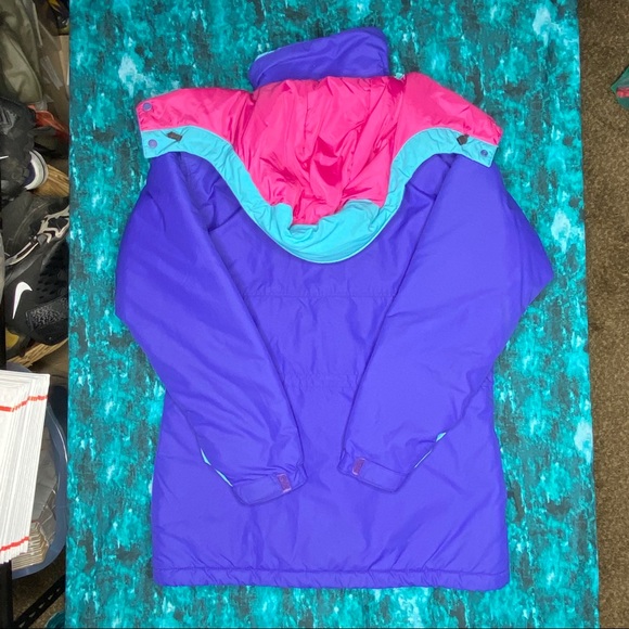 Vintage Patagonia Parka 8 Purple Pink Ski Jacket - Picture 3 of 16